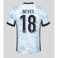 Camisa de Futebol Portugal Ruben Neves #18 Equipamento Secundário Europeu 2024 Manga Curta